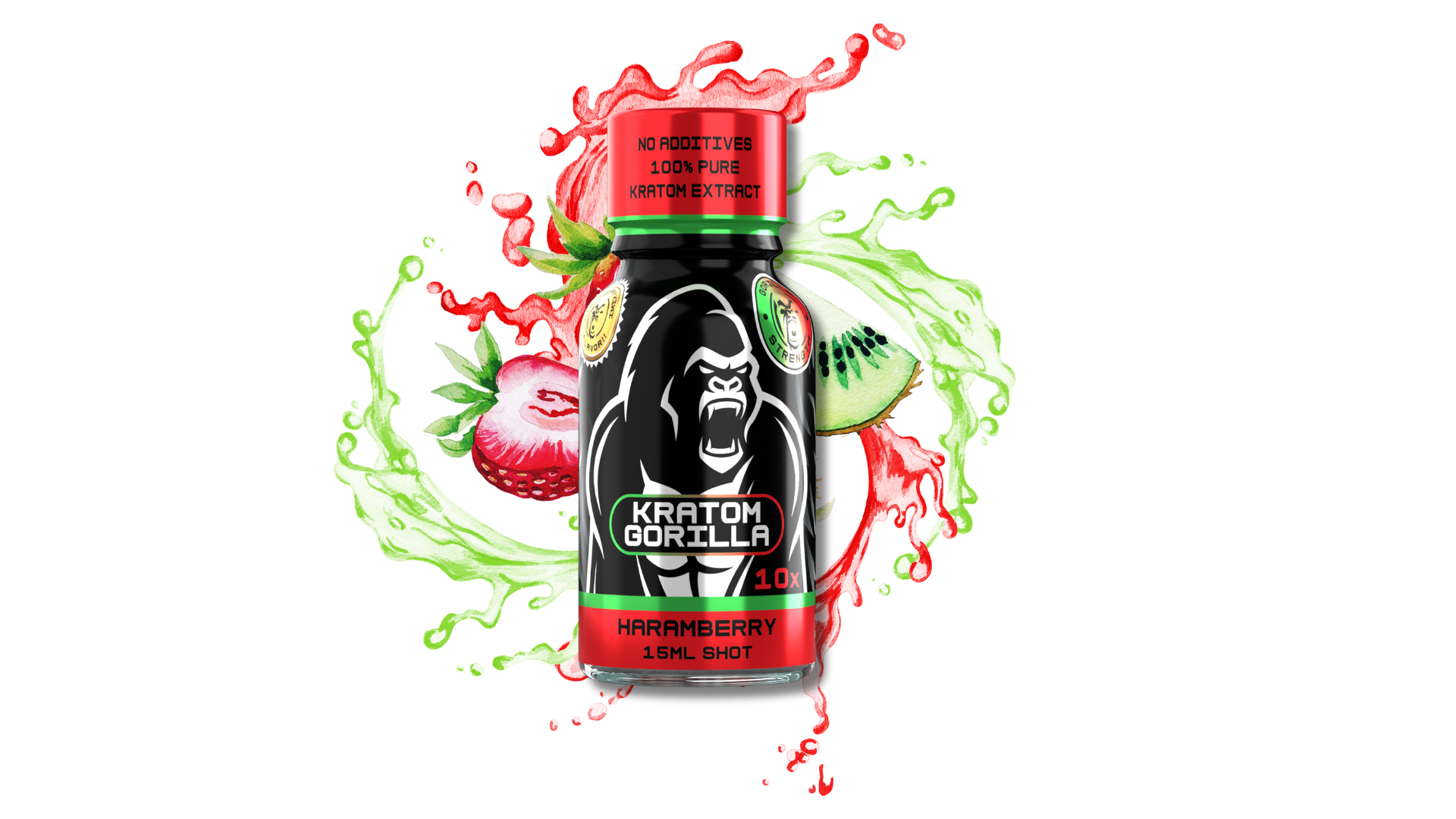 Kratom/Mit Gorilla Shots 150mg (15ml)