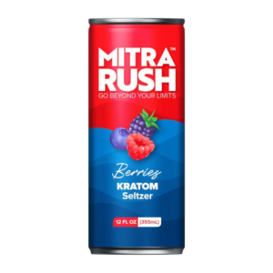 Mitra Rush Berry Kratom Seltzer 60mg